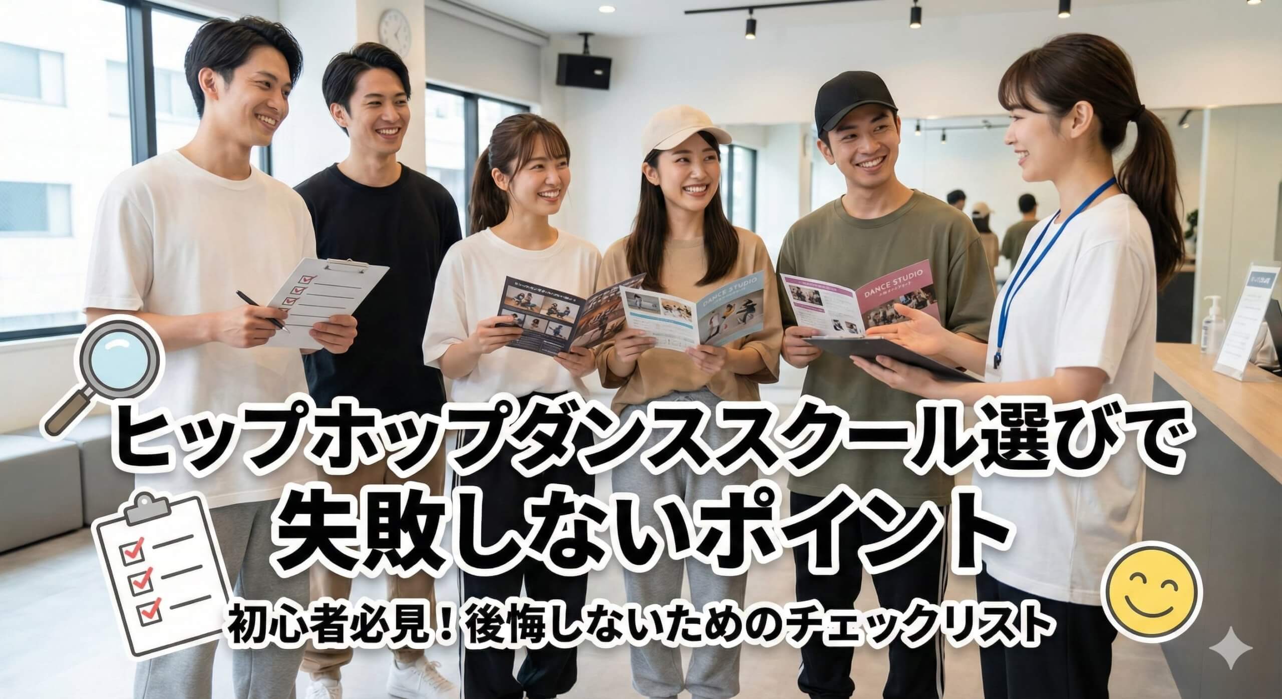 ヒップホップダンススクール選びで失敗しないポイント