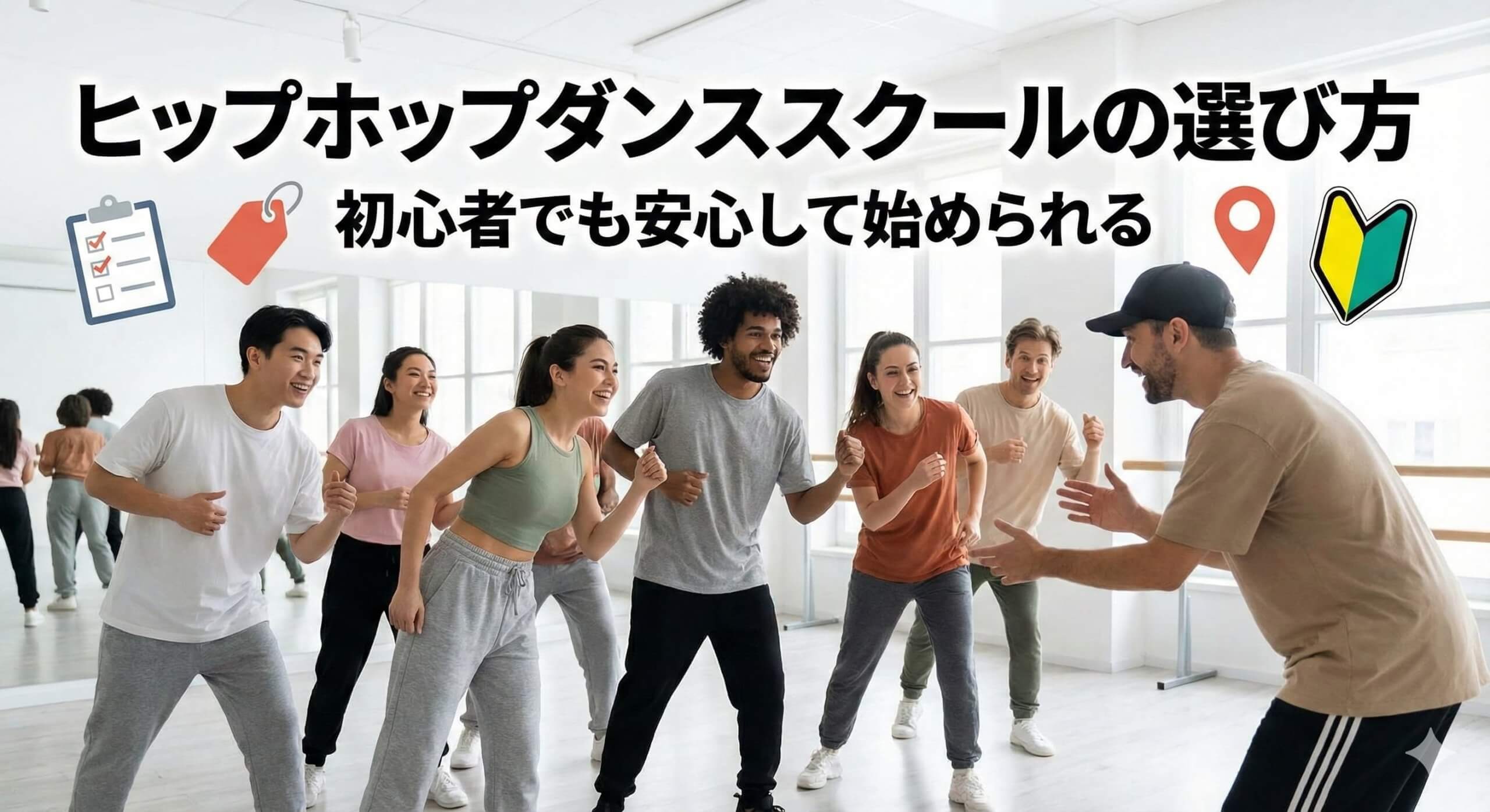 ヒップホップダンススクールの選び方｜初心者でも安心して始められる